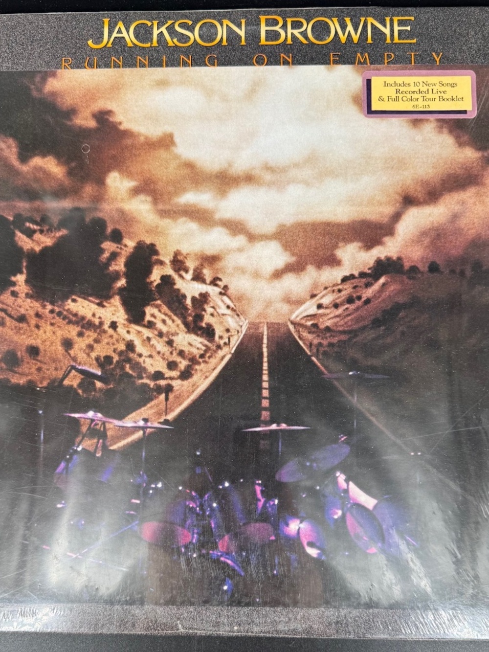 JACKSON BROWNE - Running On Empty (Asylum) - 12" Vinyl Record LP